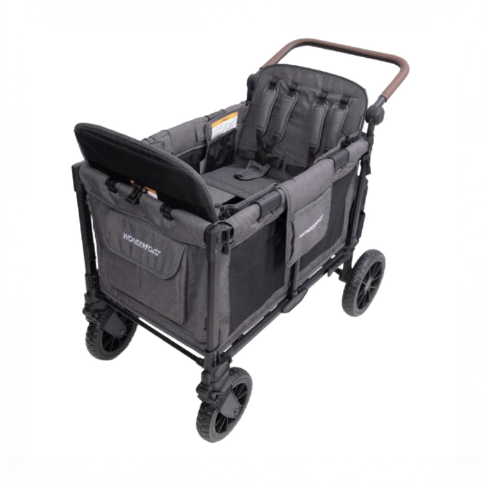 Shop Wonderfold W4 Luxe Pro Stroller Wagon, 2025, Charcoal Gray at GoodBuy Gear