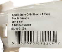 Shop Small Story Organic Cotton Jersey Crib Sheets (3 Pack), Wildly Cute at GoodBuy Gear