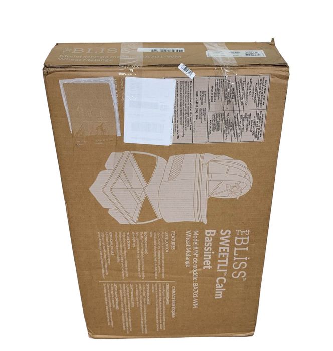 Shop TruBliss Sweetli Calm Bassinet, Wheat Melange at GoodBuy Gear