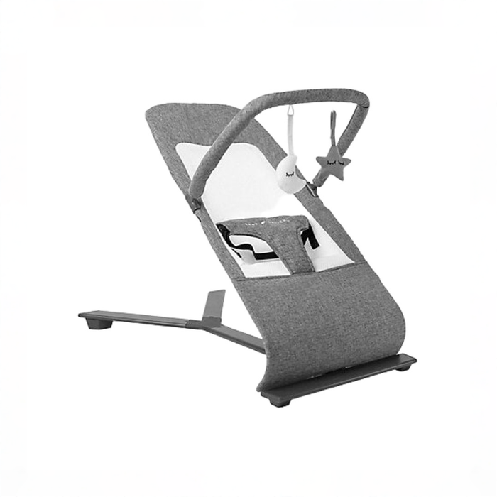 Shop Baby Delight Alpine Deluxe Portable Bouncer, Charcoal Tweed at GoodBuy Gear