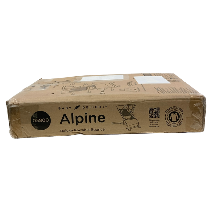 Shop Baby Delight Alpine Deluxe Portable Bouncer, Organic Mocha at GoodBuy Gear