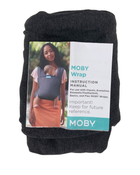 used Moby Evolution Baby Carrier, Charcoal