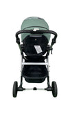 Shop Mockingbird Single 2.0 Stroller, Sage, Windowpane, Silver With Black Leather, 2025 at GoodBuy Gear