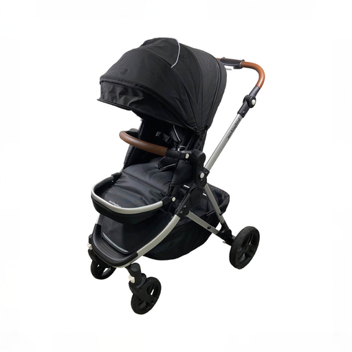 Shop Mockingbird Single 2.0 Stroller, 2025, Black, Silver With Penny Leather, Windowpane at GoodBuy Gear