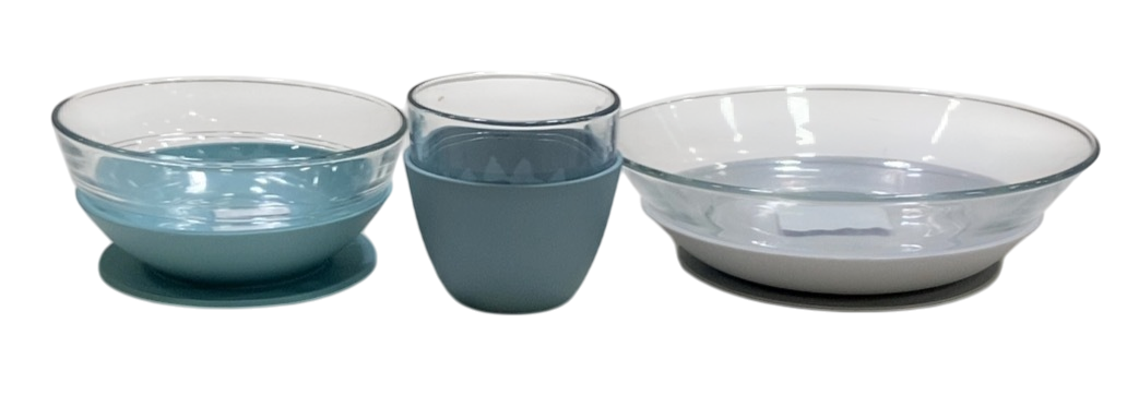 Shop Beaba Glass Meal Set, Rain at GoodBuy Gear