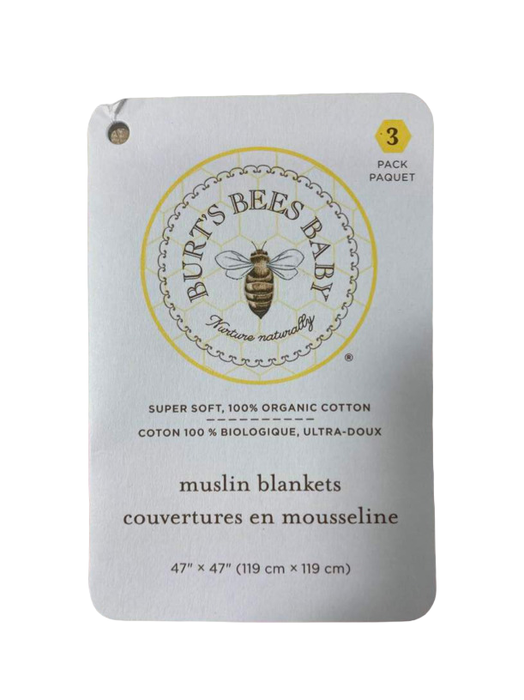 Shop Burt's Bees Baby Muslin Blankets, Blossom at GoodBuy Gear