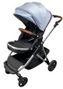 Shop Mockingbird Single to Double 2.0 Stroller, 2024, Silver With Penny Leather, Sky, Watercolor Drops at GoodBuy Gear