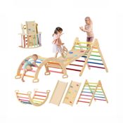 Shop Tiny Land 3-in-1 Montessori Climbing Set, Rainbow at GoodBuy Gear