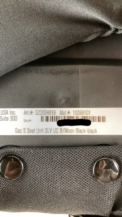 Shop Cybex Gazelle S Seat Unit, Black Frame, Moon Black at GoodBuy Gear