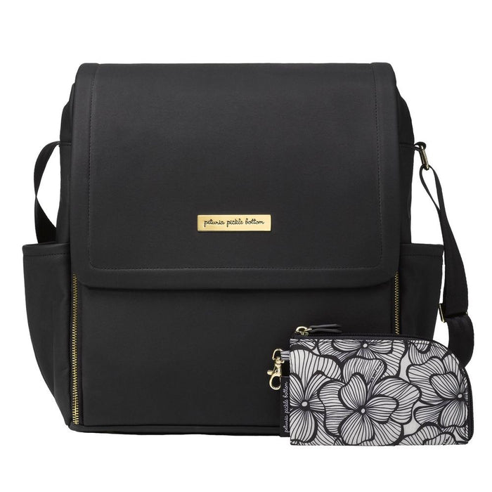Shop Petunia Pickle Bottom Boxy Backpack Diaper Bag, Black Matte Leatherette at GoodBuy Gear