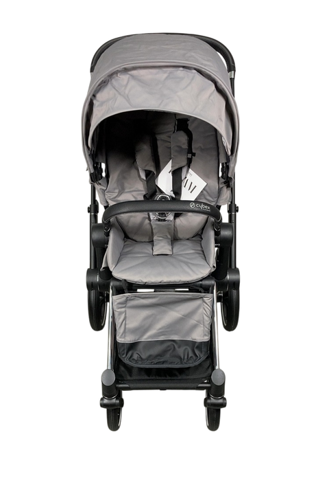 Shop Cybex PRIAM Stroller, 2019, Manhattan Grey, Chrome With Black Details at GoodBuy Gear