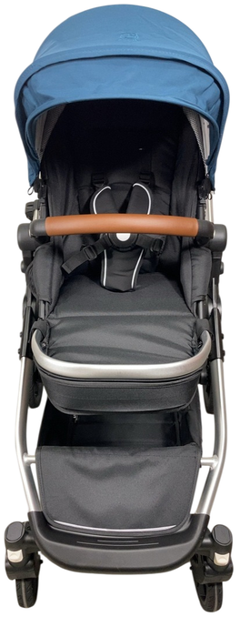 Shop Mockingbird Single to Double 2.0 Stroller, 2024, Sea, Silver With Penny Leather, Watercolor Drops at GoodBuy Gear