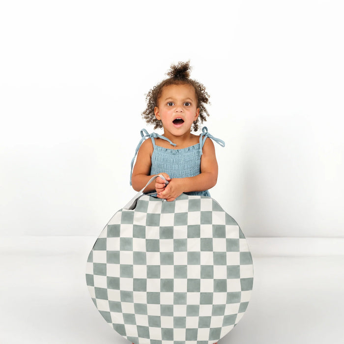 Toki Kids Play Tent, Checker Matcha