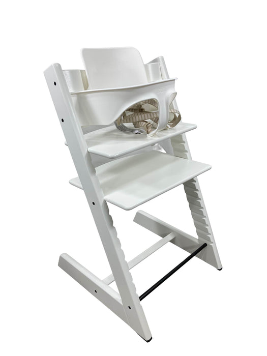 Stokke Tripp Trapp High Chair With Baby Set, White