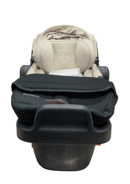 Shop UPPAbaby Aria V2 Infant Car Seat, 2025, Declan (Oat Mélange/Chestnut Leather) at GoodBuy Gear
