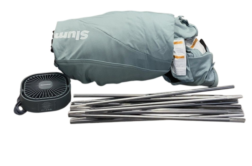 Shop SlumberPod 3.0 Sleep Canopy with Fan, Slate Blue at GoodBuy Gear