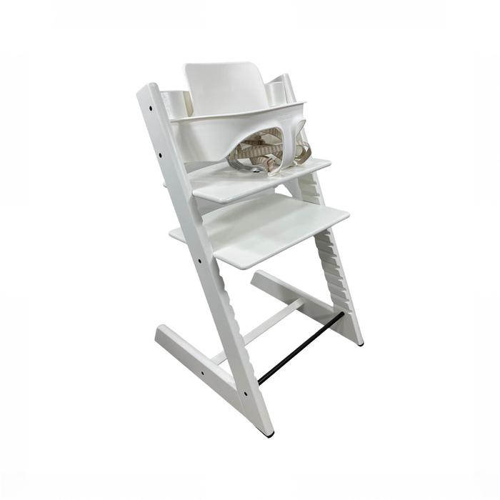 Shop Stokke Tripp Trapp High Chair With Baby Set, 1, White at GoodBuy Gear
