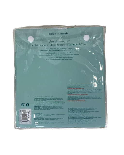 secondhand Aden + Anais Muslin Crib Sheet, Country floral