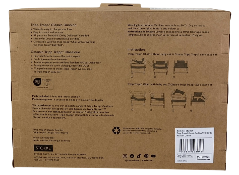 Shop Stokke Tripp Trapp Complete High Chair, 2, Glacier Green, Natural at GoodBuy Gear