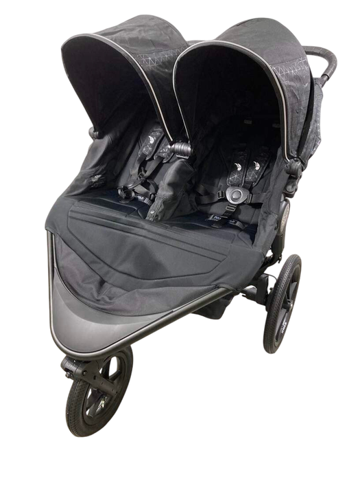 Baby Jogger Summit X3 Double Stroller, 2023, Midnight Black