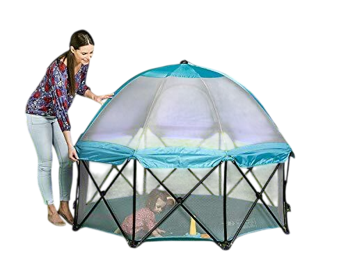 Shop Regalo My Portable Play Yard Deluxe, 8 Panel at GoodBuy Gear