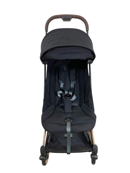 Shop Cybex Coya Stroller, 2023, Rose Gold, Sepia Black at GoodBuy Gear