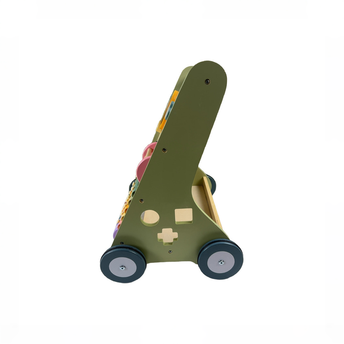 Shop Lol Fun Wooden Baby Push Walker, Green at GoodBuy Gear