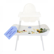 Shop Catchy The Food Catcher For High Chairs, For IKEA Antilop High Chair, White at GoodBuy Gear