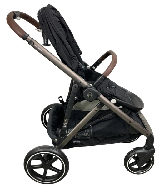 Shop Cybex Gazelle S Modular Stroller, 2024, Moon Black, Taupe Frame at GoodBuy Gear