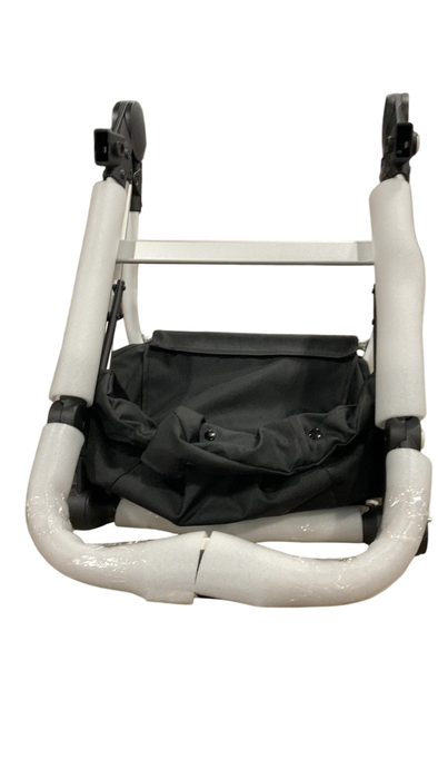 Shop Mockingbird Single to Double 2.0 Stroller, 2025, Black, Silver With Penny Leather, Windowpane at GoodBuy Gear