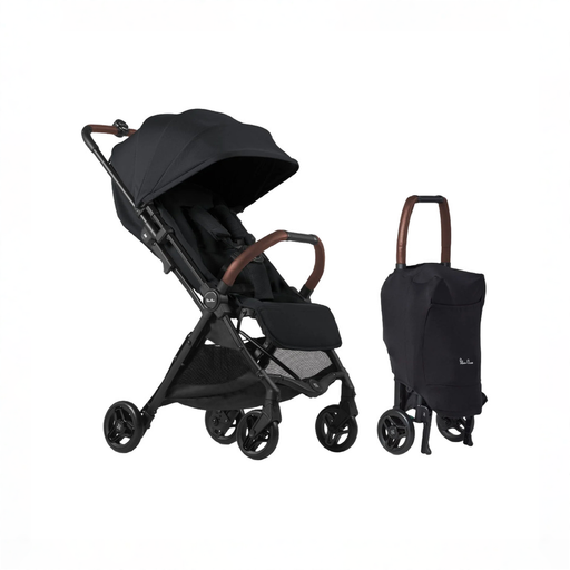 Shop Silver Cross Jet 5 Super Compact Stroller, Black, unknown at GoodBuy Gear