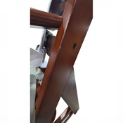Shop Hauck Alpha+ Adjustable Wooden High Chair Set, Walnut, White Set, Without Cushion at GoodBuy Gear