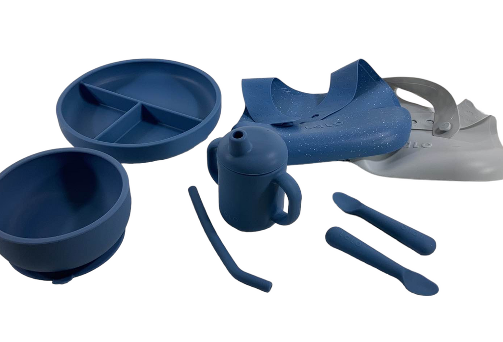 Lalo First Bites Full Kit, Blueberry