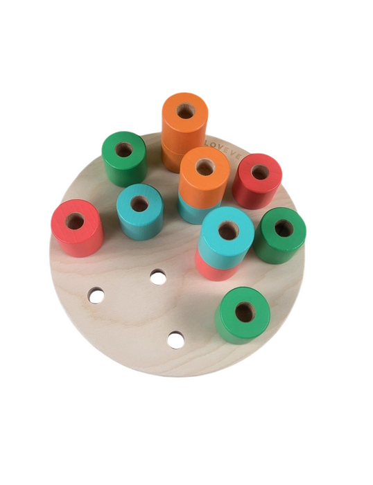 Shop Lovevery Wooden Stacking Peg Board at GoodBuy Gear