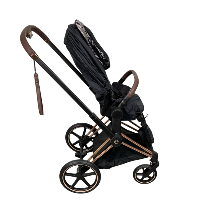 Shop Cybex PRIAM Stroller, 2019, Premium Black, Rose Gold at GoodBuy Gear