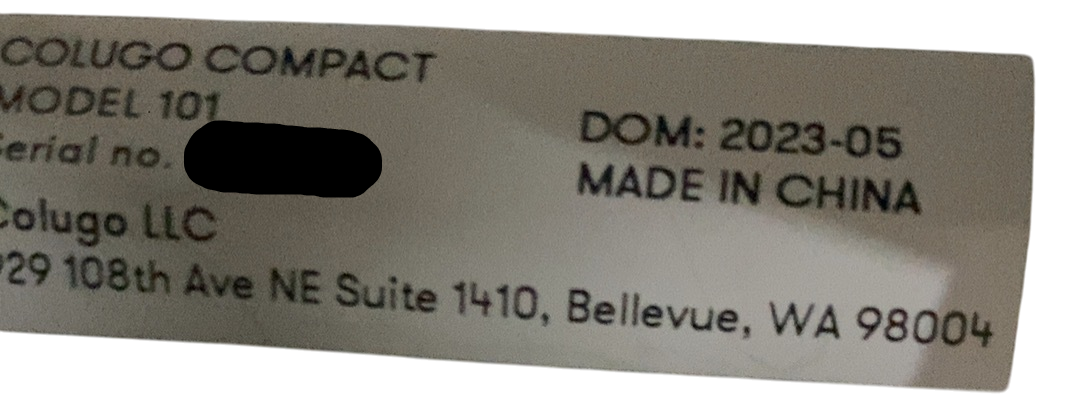 Shop Colugo Compact Stroller, 2023, Black at GoodBuy Gear