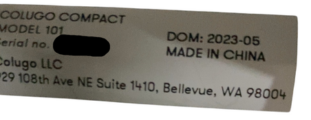 Shop Colugo Compact Stroller, 2023, Black at GoodBuy Gear