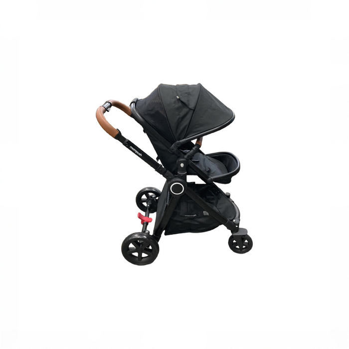Shop DRAFT - Mompush Ultimate 2 Baby Stroller with Bassinet, 2025, Black with Black Frame at GoodBuy Gear