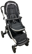 Shop Mockingbird Single to Double 2.0 Stroller, 2024, Black, Silver With Black Leather, Watercolor Drops at GoodBuy Gear