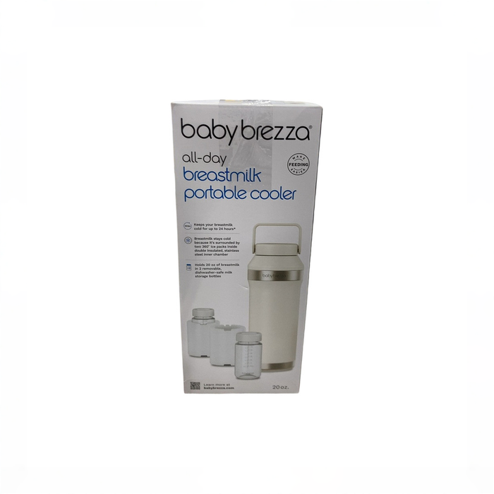 Shop Baby Brezza All Day Portable Breastmilk Cooler, White at GoodBuy Gear