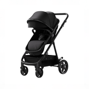 Shop Mompush Meteor 2 Stroller, 2026, Black, Black Frame at GoodBuy Gear