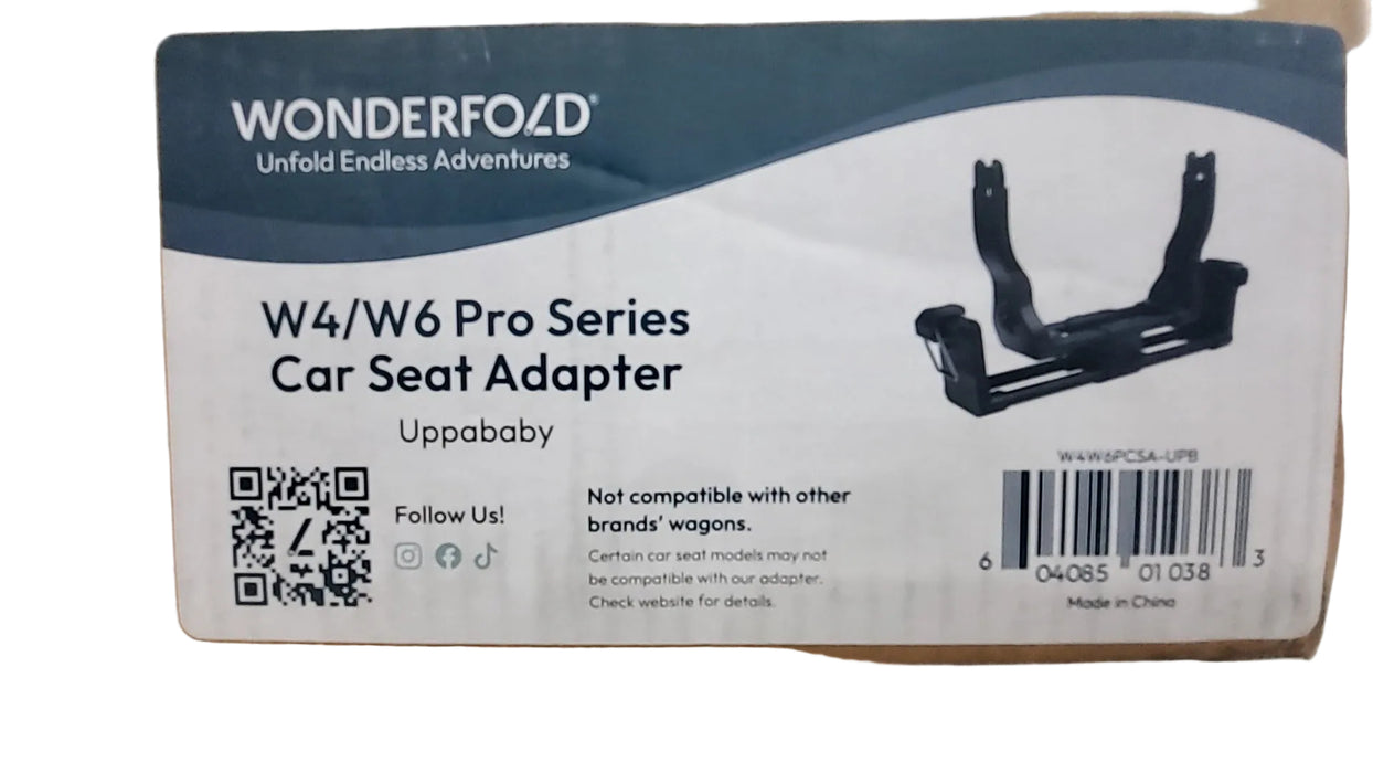 Wonderfold Car Seat Adapter for UPPAbaby, W4/W6 Pro