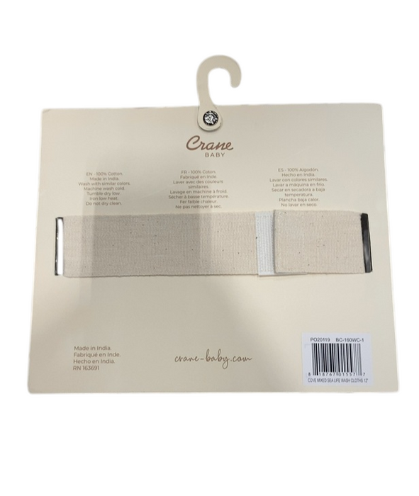 Shop Crane Baby Wash Cloths 5-Piece Set, Sea Life at GoodBuy Gear