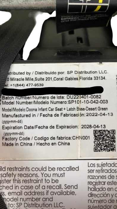 Shop Doona Infant Car Seat & Stroller Combo, 2022, Desert Green at GoodBuy Gear