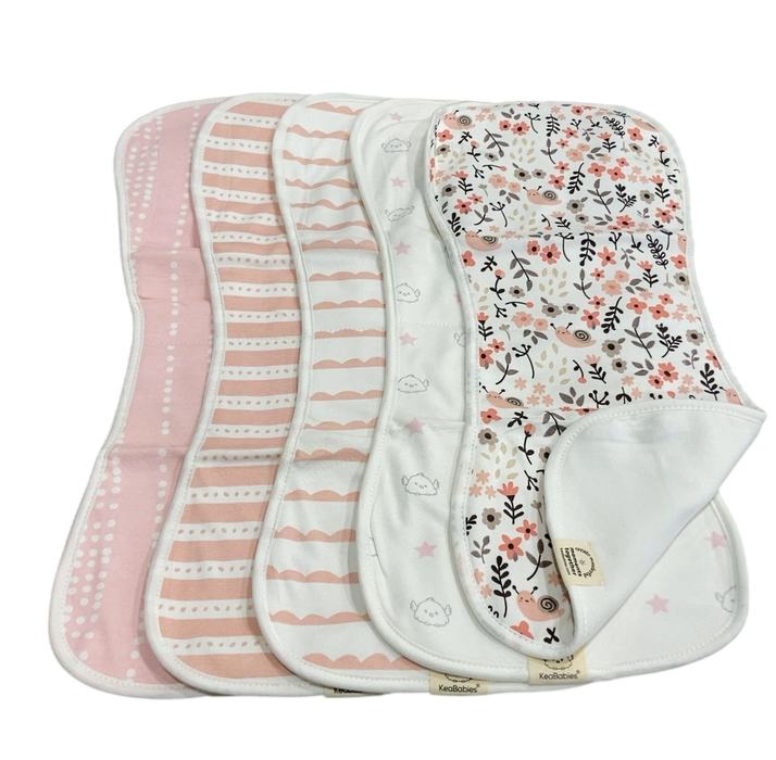 Shop KeaBabies Urban Burp Cloths, Sweet Charm at GoodBuy Gear