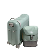 Shop Stokke JetKids BedBox + Crew Backpack Travel Bundle, Green Aurora at GoodBuy Gear