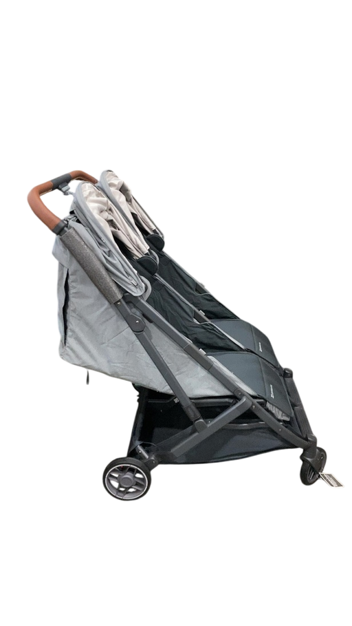 Shop UPPAbaby Minu Duo Stroller, 2024, Greyson(Charcoal Mélange/Carbon Frame/Saddle Leather) at GoodBuy Gear