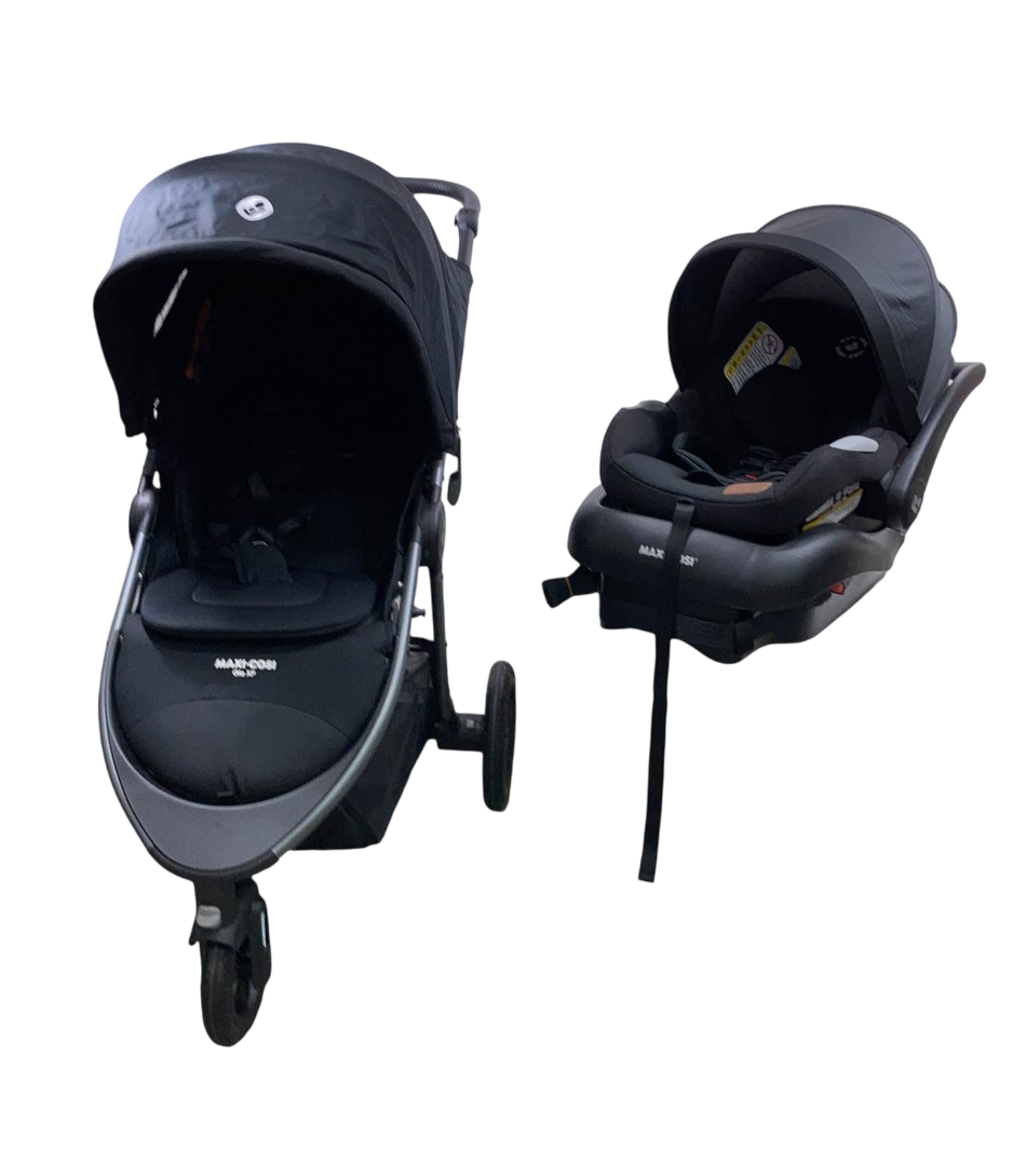 Maxi-Cosi Gia XP 3-Wheel Travel System with Mico Luxe Car Seat, 2023,