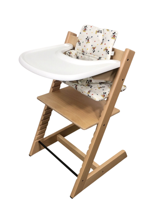 Shop Stokke Tripp Trapp Complete High Chair, 2, Mickey Celebration, Natural at GoodBuy Gear