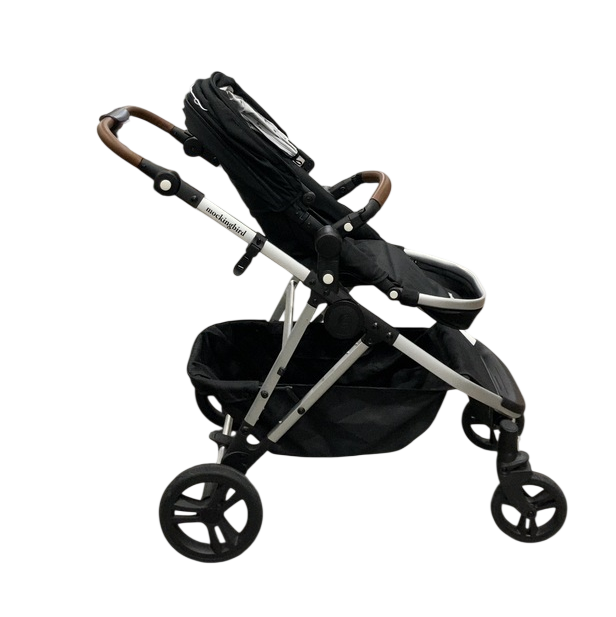 Shop Mockingbird Single to Double 2.0 Stroller, Black, Watercolor Drops, Silver With Penny Leather, 2025 at GoodBuy Gear